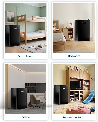 Miniatura 8 de Electrodoméstico de tamaño completo – Congelador vertical de una sola puerta de gran capacidad para dormitorio, oficina y dormitorio Refrigerador