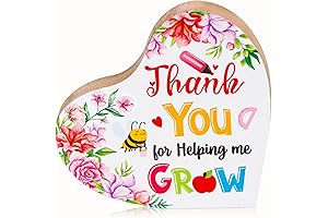 Teacher Appreciation Gifts for Women - Thank You Teacher Appreciation Plaque Heart...