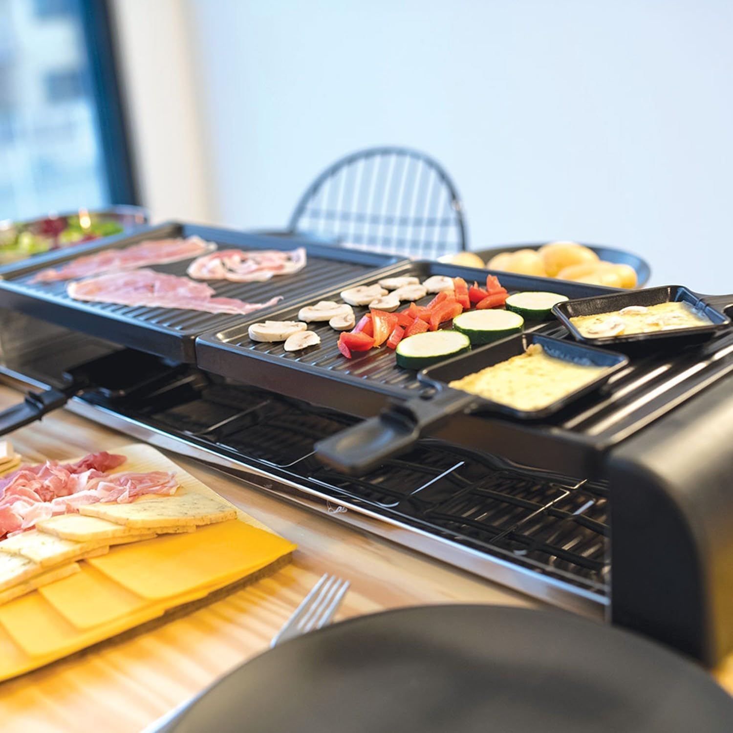 Appareil à raclette 12 personnes Livoo DOC185-1800W DOC185