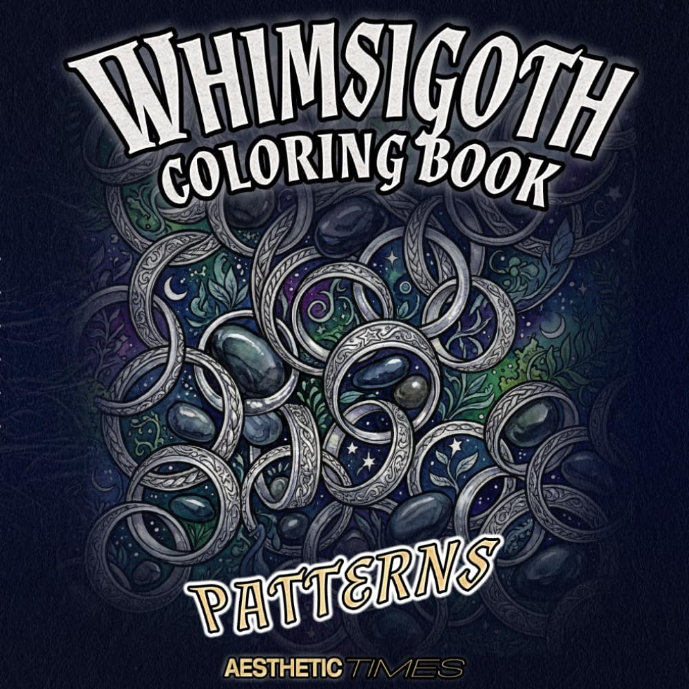 Whimsigoth Coloring Book: Patterns (Witchy Vibes)