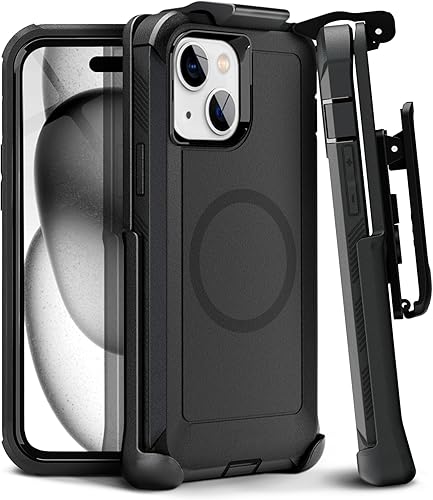 MOTIVE Funda diseñada para iPhone 15 con clip para cinturón, funda magnética compatible con Magsafe, resistente y protección de grado militar de disponible en Yaxa Guatemala