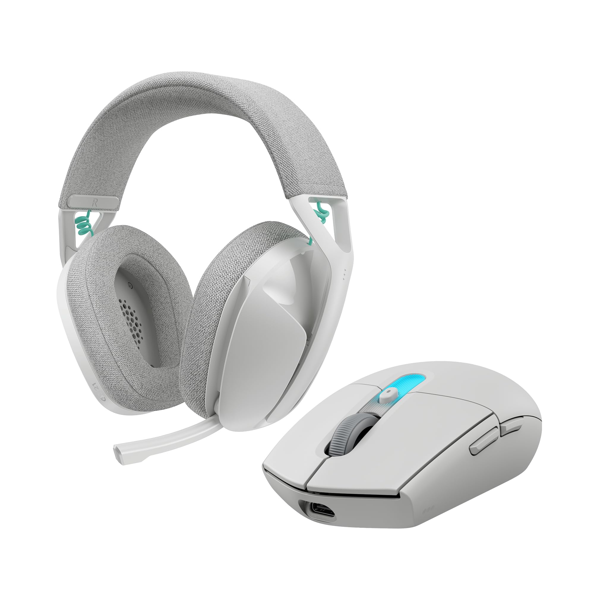 Logitech G G305 X Superlight + G321 Lightspeed Combo - Blanco