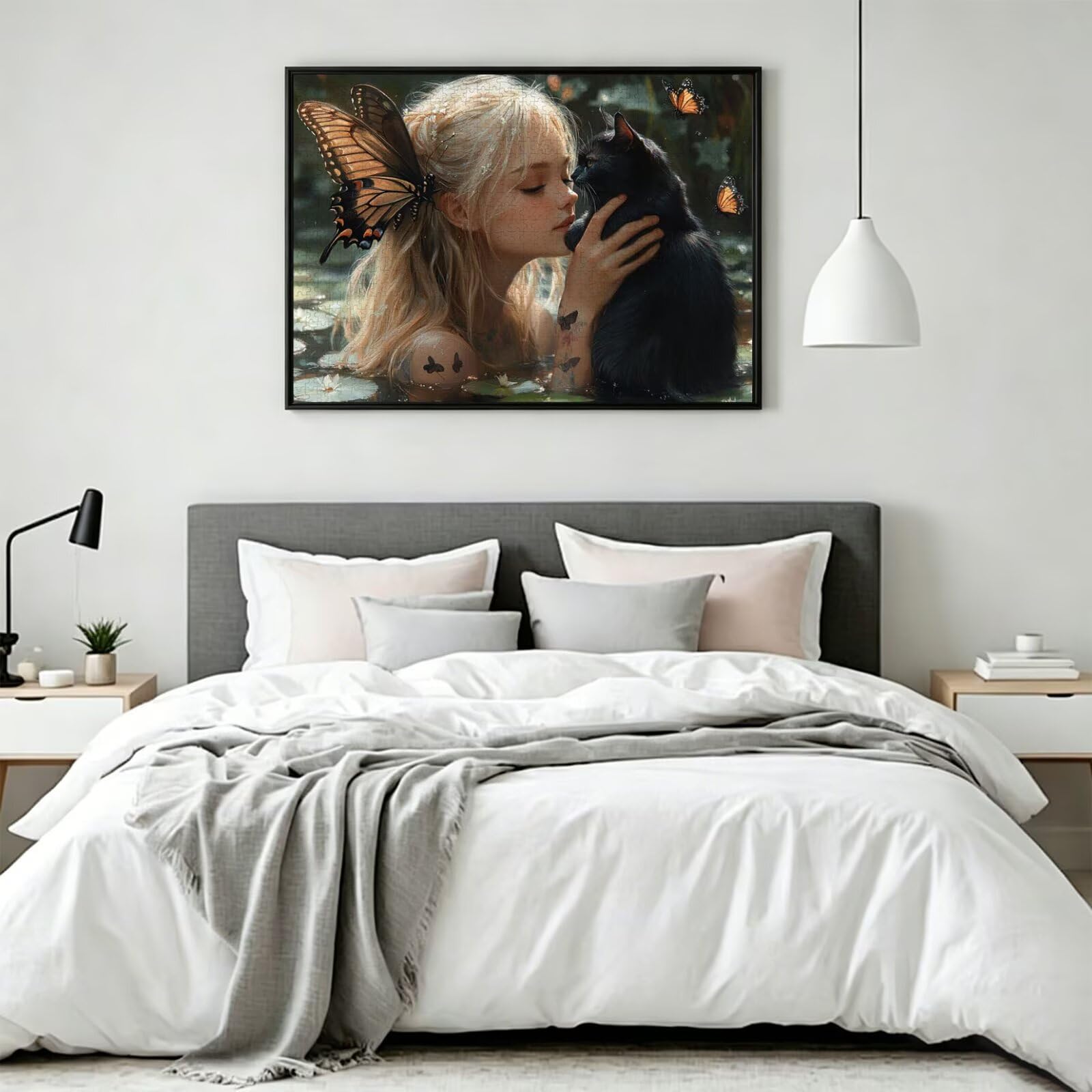 Puzzle 3000 Teile für Erwachsene, 3D Puzzle Mädchen Holzpuzzles, n-635 | Puzzlematte Tier, Heimunterhaltung, Entspannung Meditationspuzzle, Impossible Klassische Jigsaw Puzzles, Home Decoration