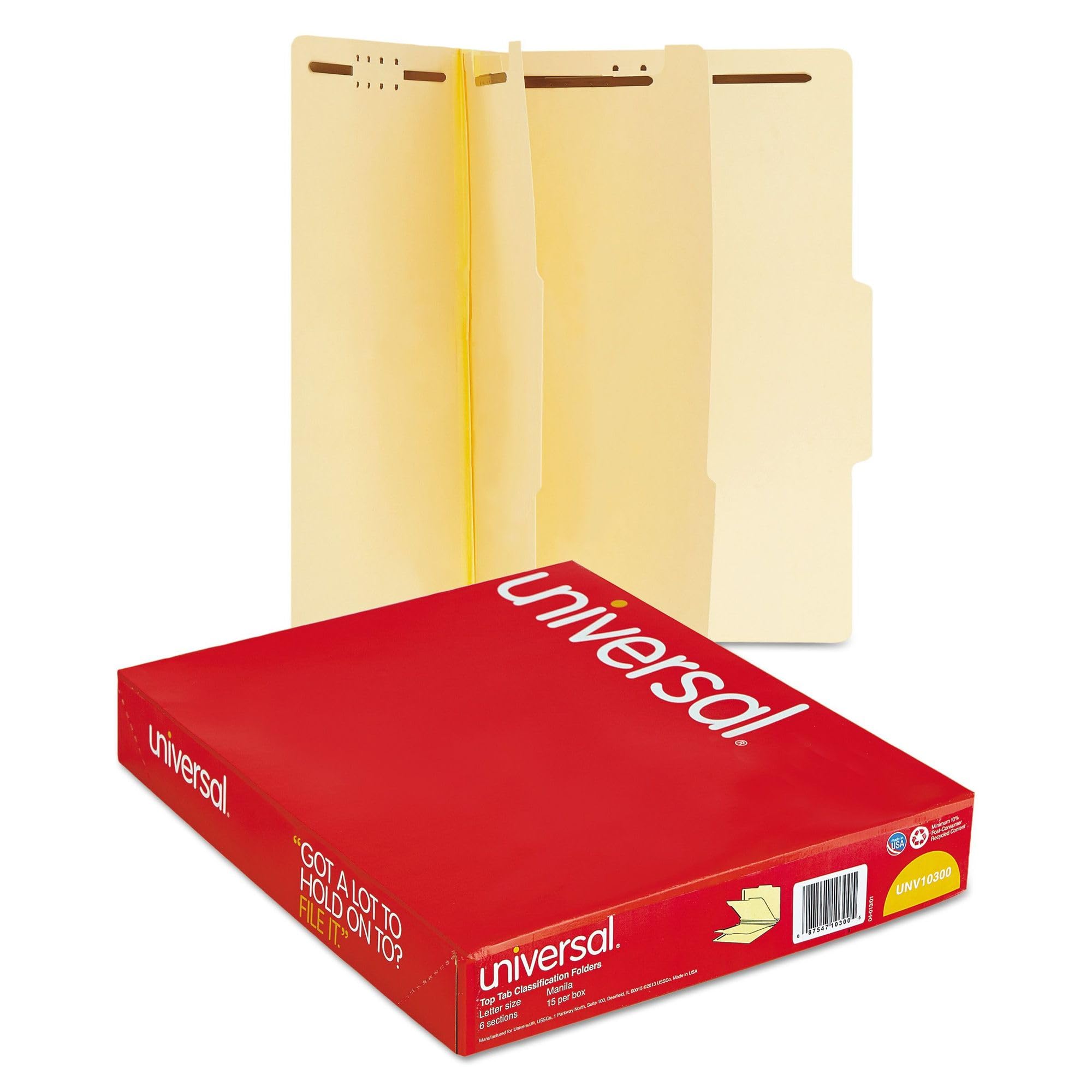 Amazon.com : Universal 10300 Manila Classification Folders, Letter