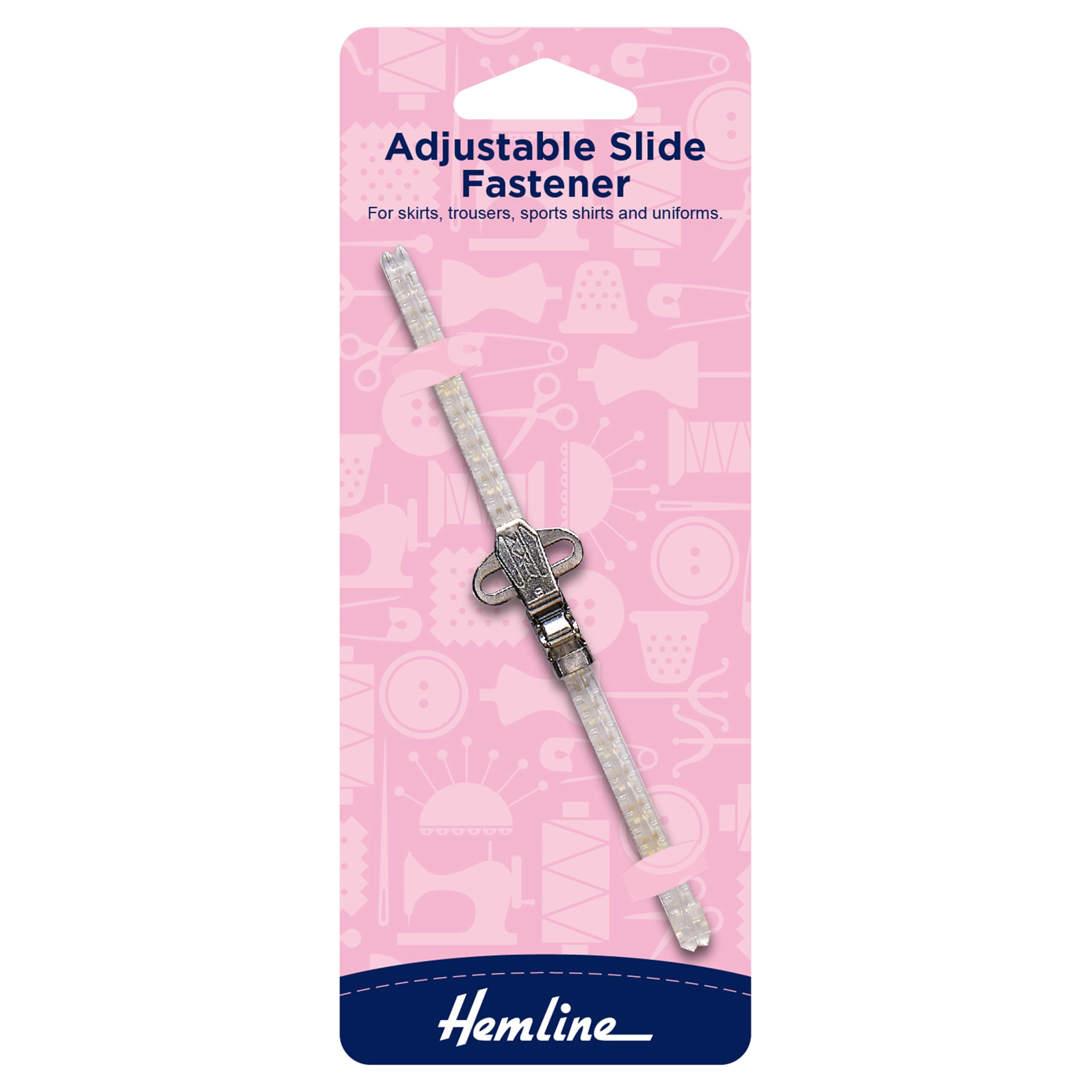 Minerva Adjustable Slide Fastener Transparent Hemline H480