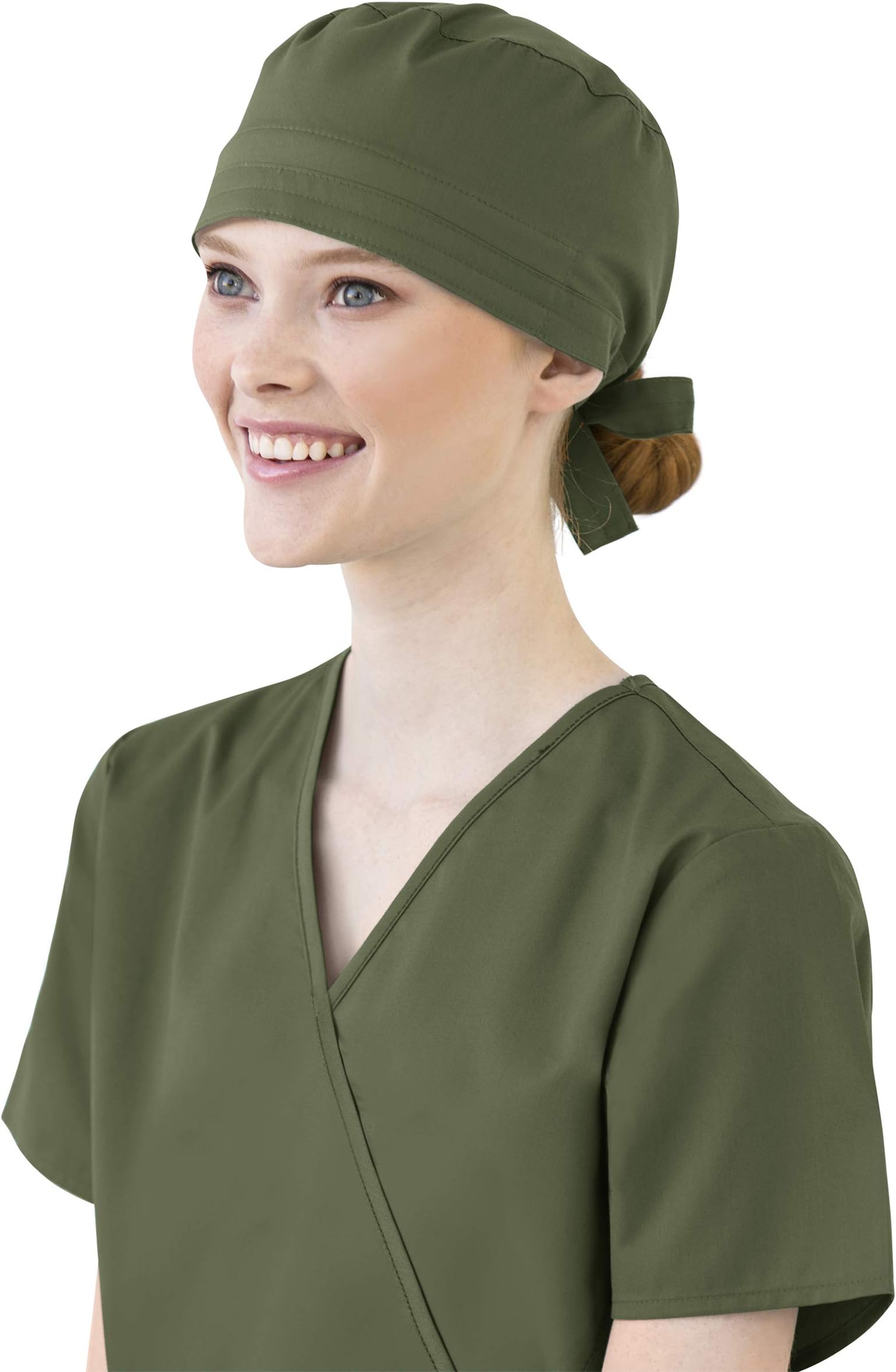WINK WonderWORK Scrubs for Unisex Tie Back Scrub Cap