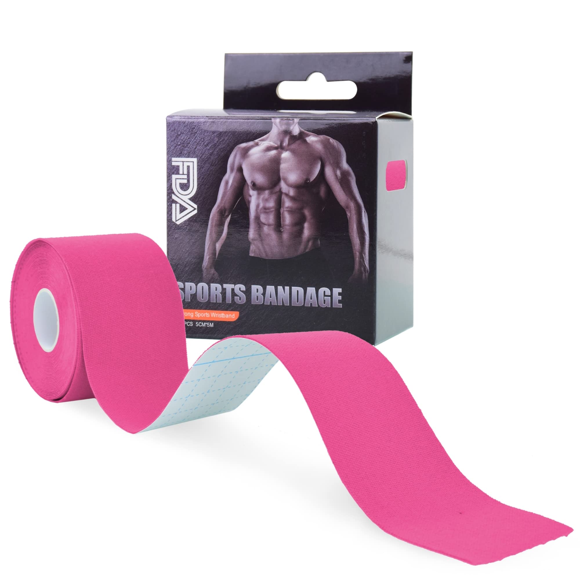 Kinesiotapes Pretagliati Spalla e Collo – Nastro Kinesiologico Precut 10 Pezzi – Delicato sulla Pelle, Elastico, Impermeabile per Sport, Ginocchio, Fisioterapia