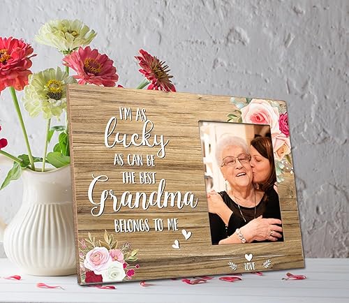 Miniatura 4 de Marco de fotos de regalo para la mejor abuela, marco de fotos para abuelos, regalos de abuela por primera vez para abuela, regalos para abuela de