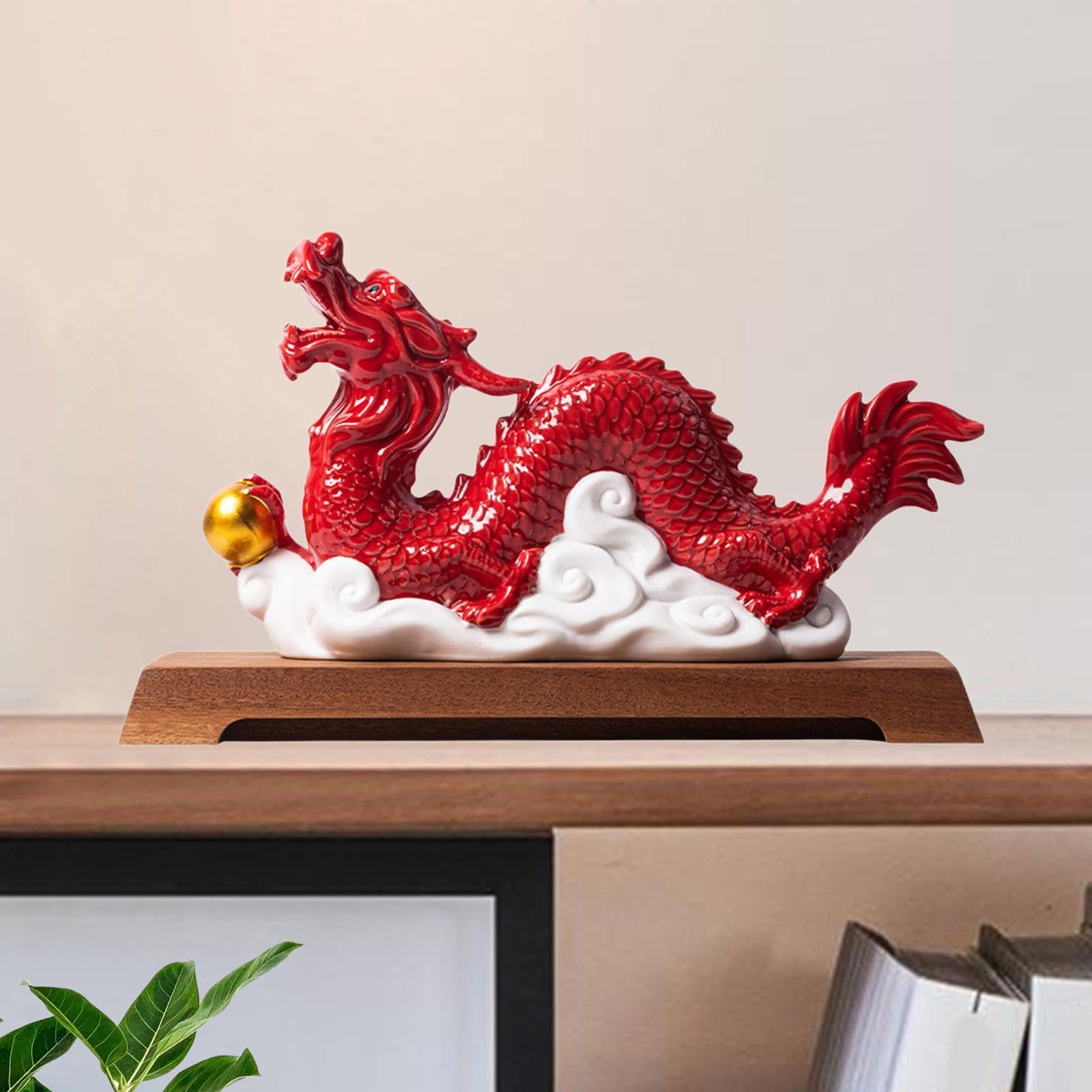 Amazon.co.jp: STARTIST 中国龍の置物 中国龍の彫像 工芸品 動物 