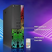 Vista 5 de Dell Optiplex - Computadora de escritorio pequeña (SFF), Intel i5 de cuatro núcleos (3.2 GHz), RAM DDR3 de 16 GB, SSD de 512 GB, GeForce GT 1030 2GB