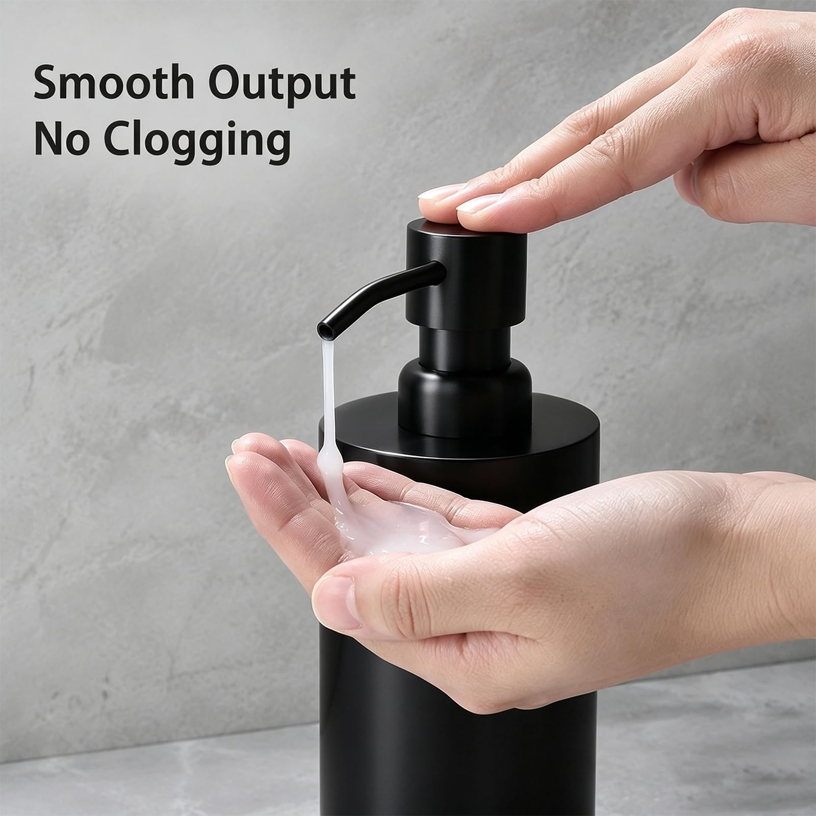 Dispensador de jabón,dispensador de jabón de acero inoxidable 304 de 400 ml | Dispenser di sapone da appoggio ricaricabile e antiruggine per bagno, cucina, casa e hotel