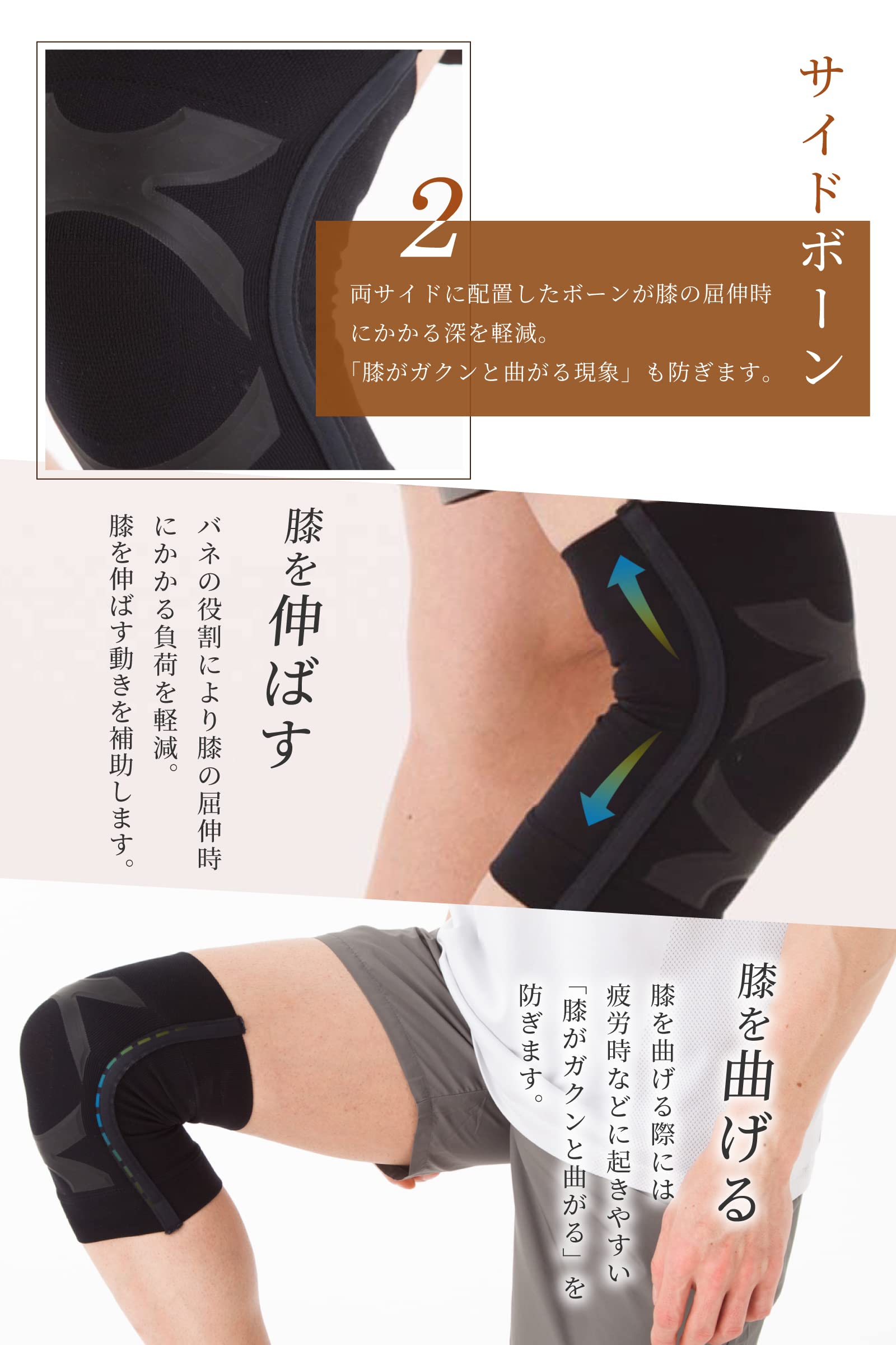 Amazon.co.jp: Runtage(ランテージ) ダブルX ニーサポーター(片足用1