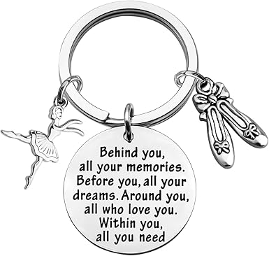 Ballet Dancing Keyring