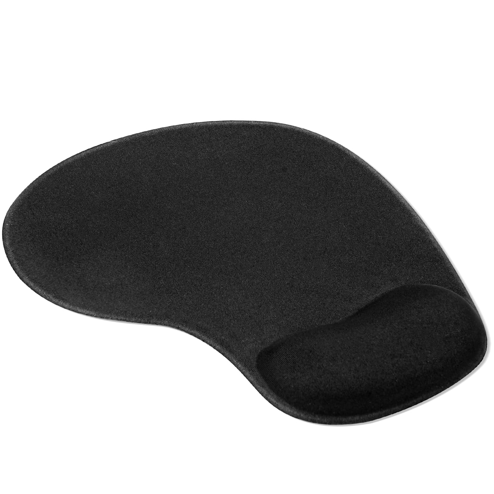 TRIXES Tappetino per Mouse con Supporto per Polso Base Antiscivolo Nero