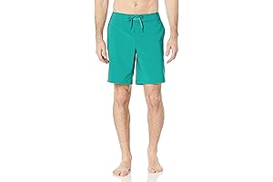 Amazon Essentials Men's Teal Board Shorts