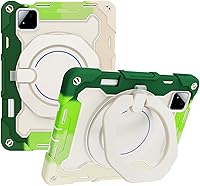 Vista 10 de Funda para Xiaomi Pad 5 de 11.0 pulgadas, PC + silicona de 3 capas Combo Armor Heavy Duty Cubierta a prueba de golpes para Xiaomi Pad 5 Pro 5G