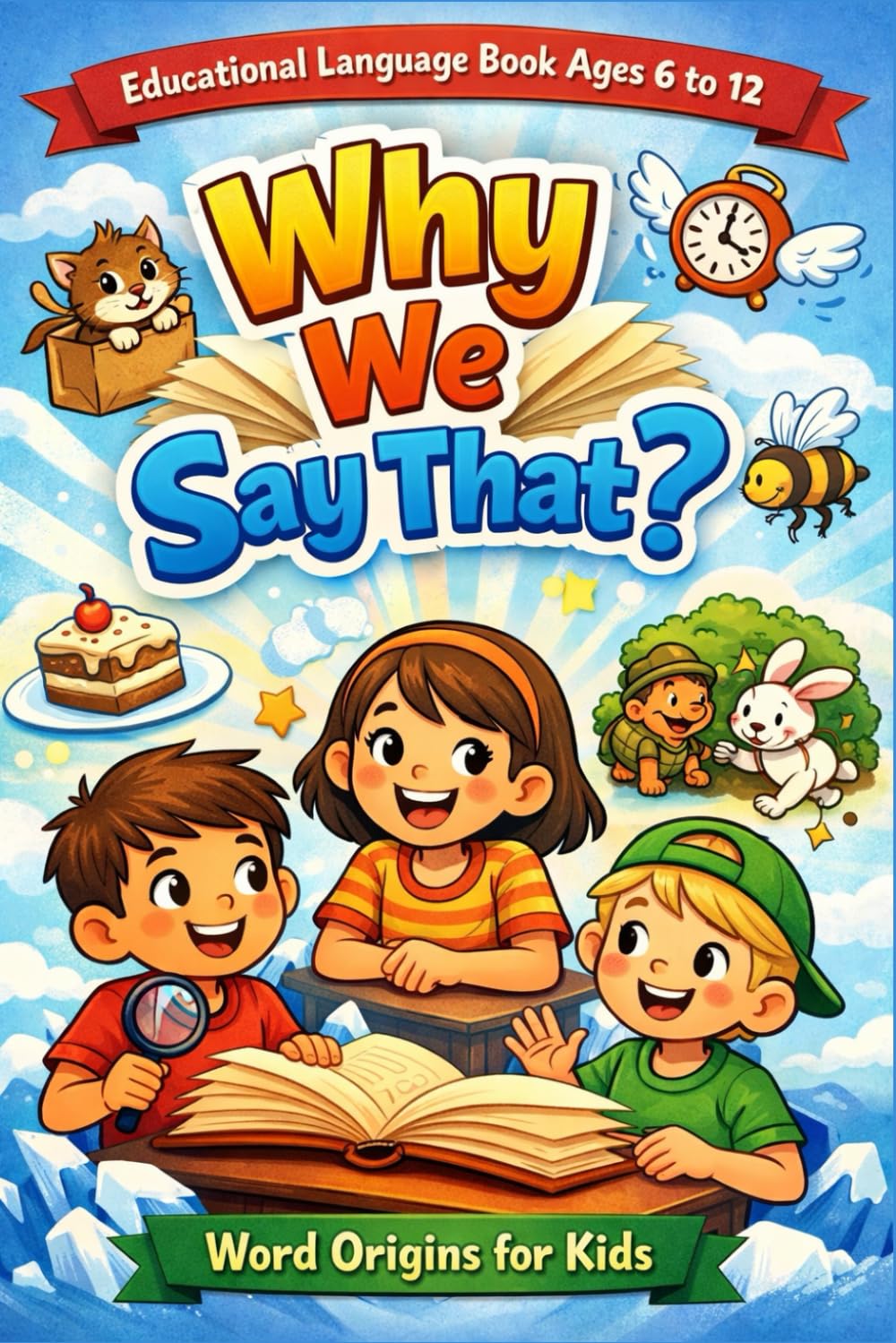 Why We Say That?: Funny Idioms, Expressions and Word Origins Explained for Curious Kids Ages 6–12 | language arts enrichment book for Young Readers | ... learning book for elementary school students