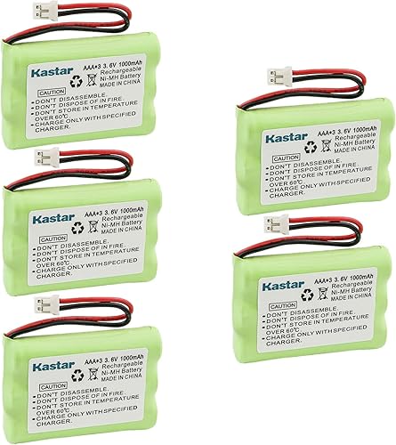 Miniatura 9 de Kastar Paquete de 1 batería Ni-MH de 3.6 V 1000 mAh de repuesto para batería de monitor Graco 3SN-AAA75H-S-JP2, BATT-2795, Graco Digital Baby