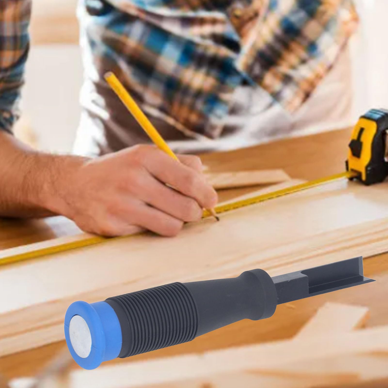 Right Angle Chisel, Chrome Steel Woodworking Chisel with Incisive Blades for Wood Cutting, Mortising, Recesses