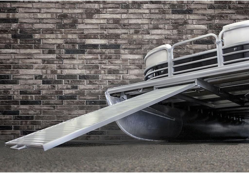 Extreme Max 3005.3849 Heavy-Duty Aluminum Pontoon Boat Ramp - 70" x 21", 600 lbs. Capacity