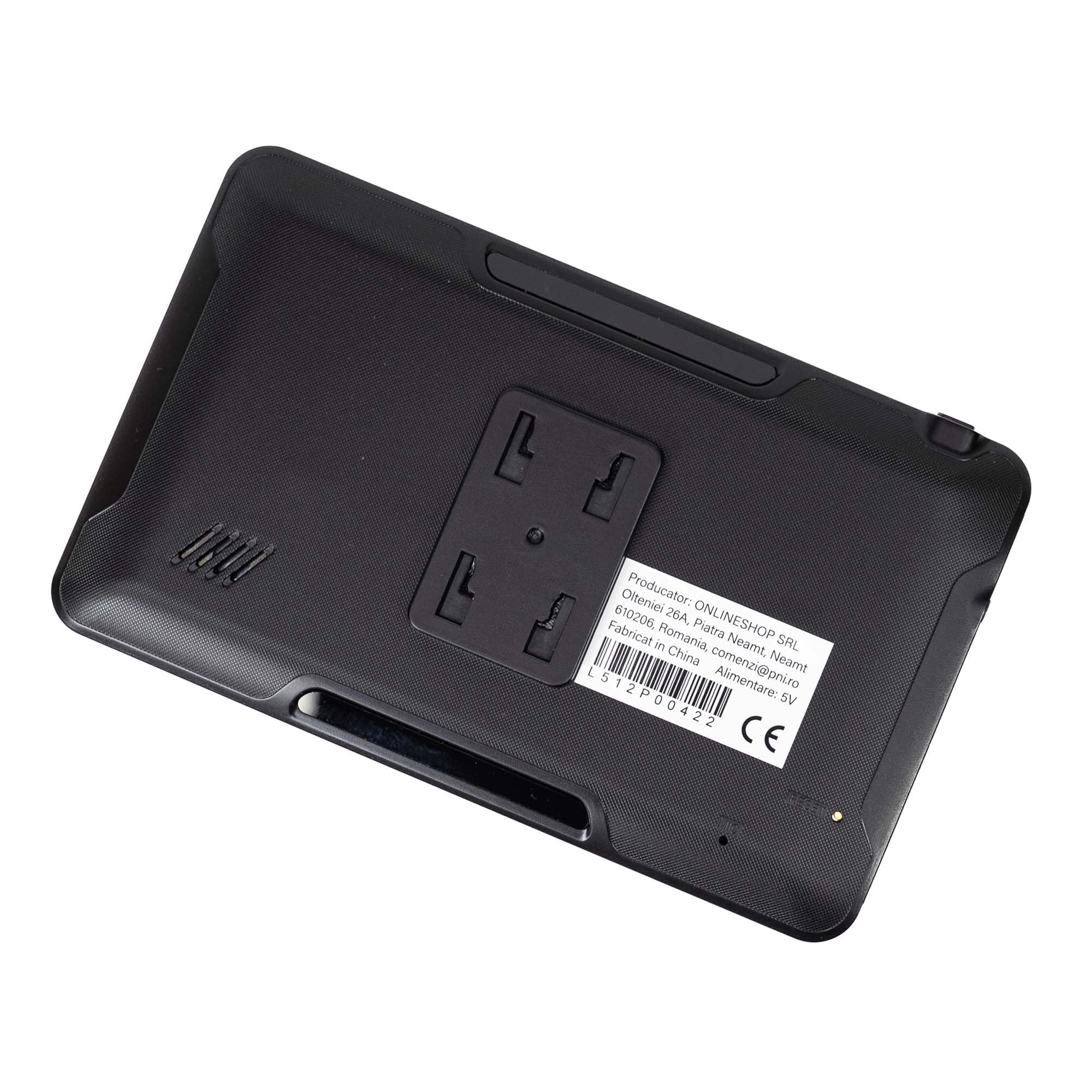 Sistema de navegación GPS PNI L512 Pro con Parasol, 7 Pulgadas, 800 MHz, 512 MB DDR, 16 GB de Memoria Interna, transmisor FM