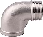 Street Elbow 90 Degree,1 Inch Male x Female NPT Thread SUS304