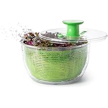 OXO Good Grips Salad Spinner - Large, Green Lettuce &amp; Fruit Washer, BPA-Free, Easy One-Hand Pump