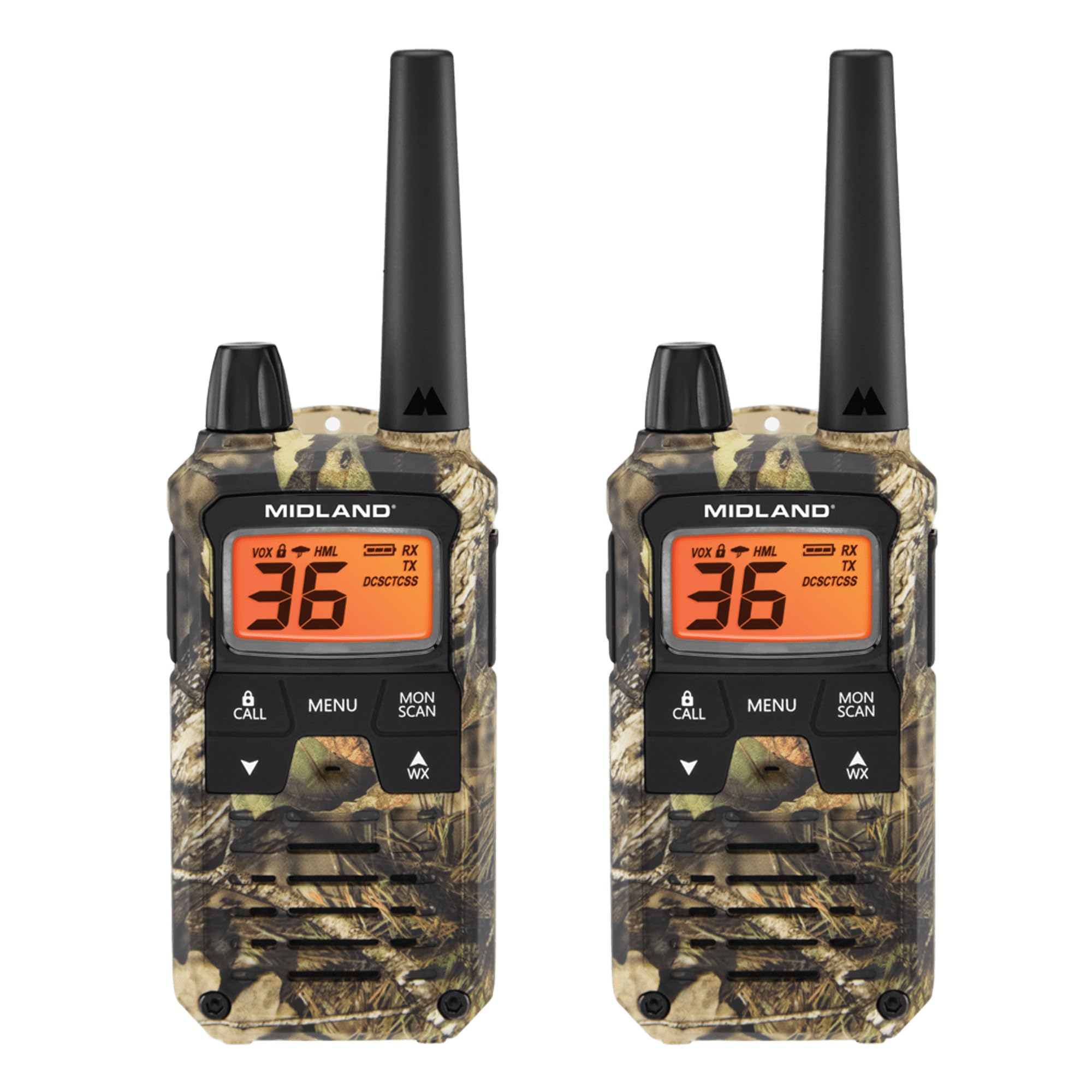 Midland - T295VP4 X-TALKER Walkie Talkies with 22 GMRS Channels – Two-Way Radio NOAA Weather Alert & Scan Technology, Dual Power Options, 121 Privacy