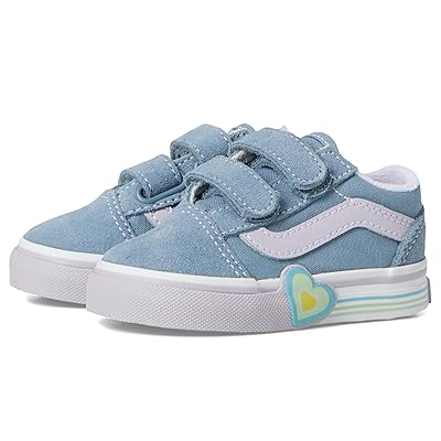 Vans Kids Old Skooltm V Heart (Infant/Toddler) Kids Shoes Citadel
