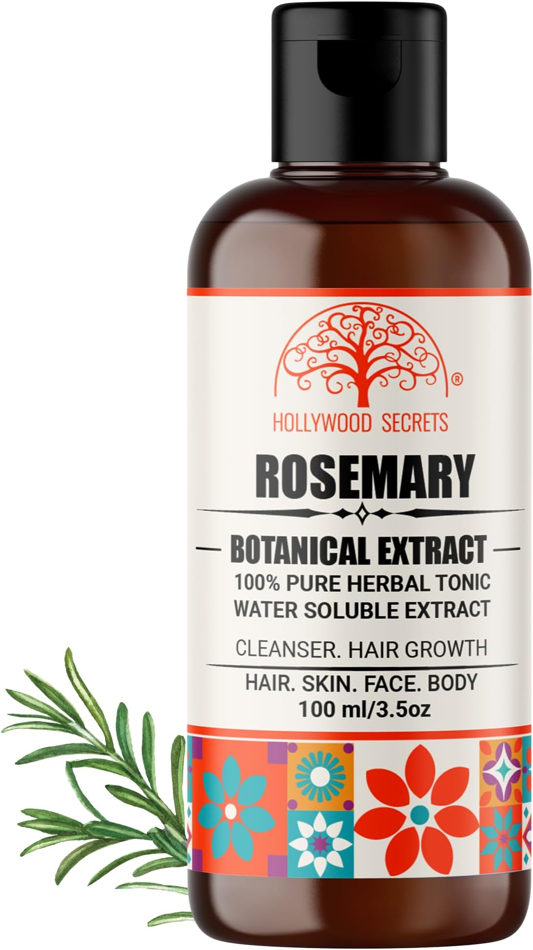 Pure 85% Rosemary Liquid Botanical Extract | Moisturizing | Hair Growth | Anti-ageing |100ml