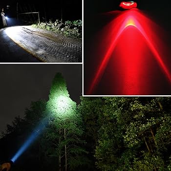Maketheone M Red Green White Flashlight, 1000 lumens