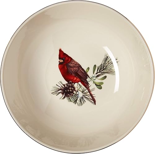 Miniatura 2 de Lenox 883433 Winter Greetings - Juego de 3 piezas, color rojo y verde