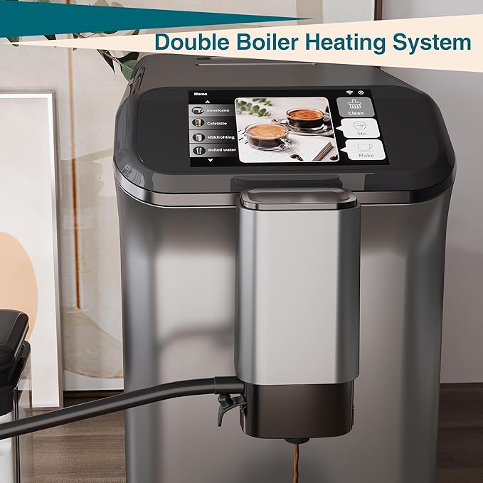 Máquina de Espresso Automática con Molinillo Integrado, 20 Bar, 1.5L miniatura 8