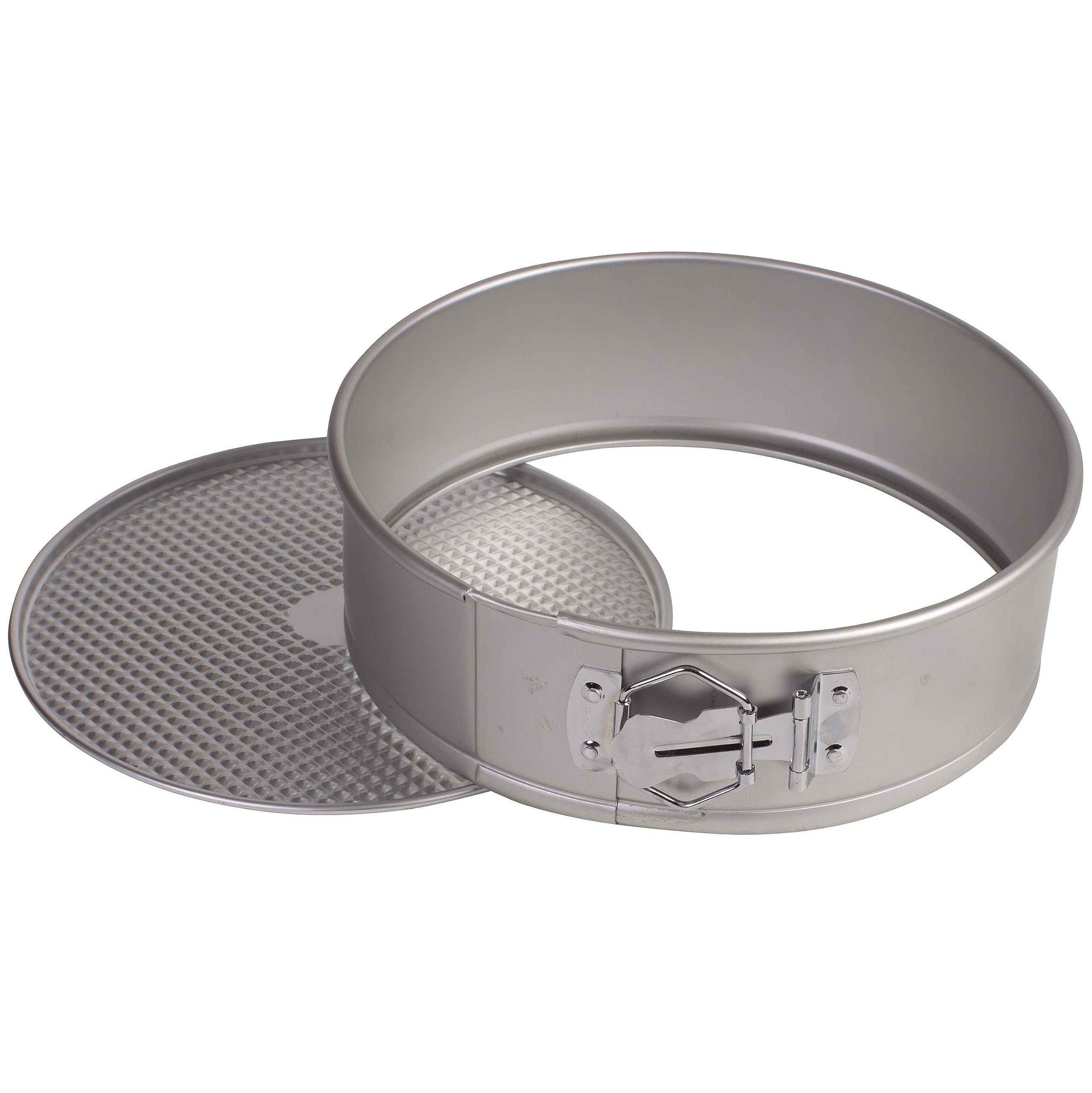 WINCO AASP-093 Sartén con resorte con parte inferior desmontable, 9 pulgadas, aluminio anodizado