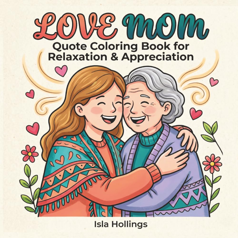 Love Mom: Quote Coloring Book for Relaxation & Appreciation