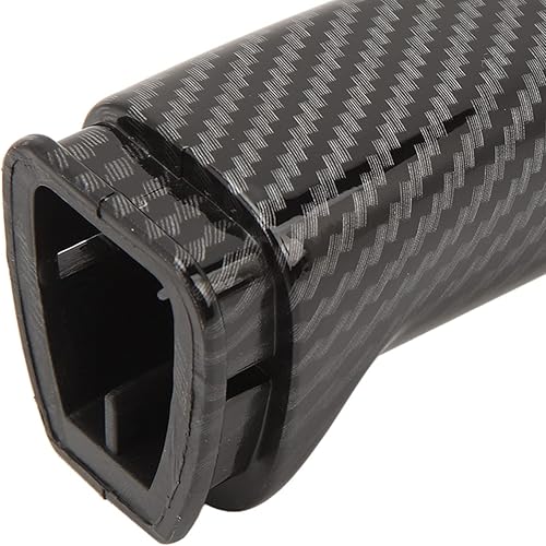 Miniatura 9 de Keenso Cubierta de freno de mano, aspecto de fibra de carbono, mango de freno de estacionamiento, repuesto para E46 E60 E90 E92 F30