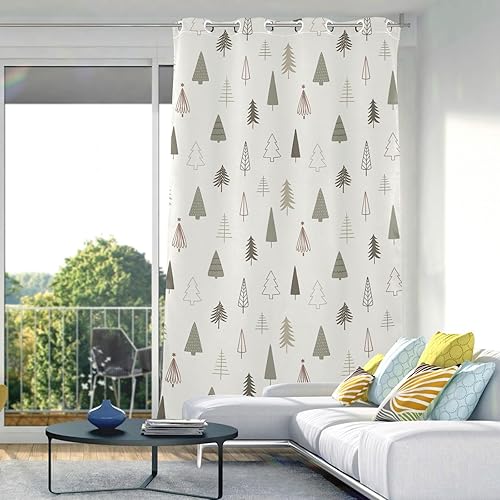 Miniatura 5 de Christmas Season Curtains 84 inches Doorway Curtains for Window Treatments Room Divider Curtains & Drapes Decor Cortinas para Ventanas