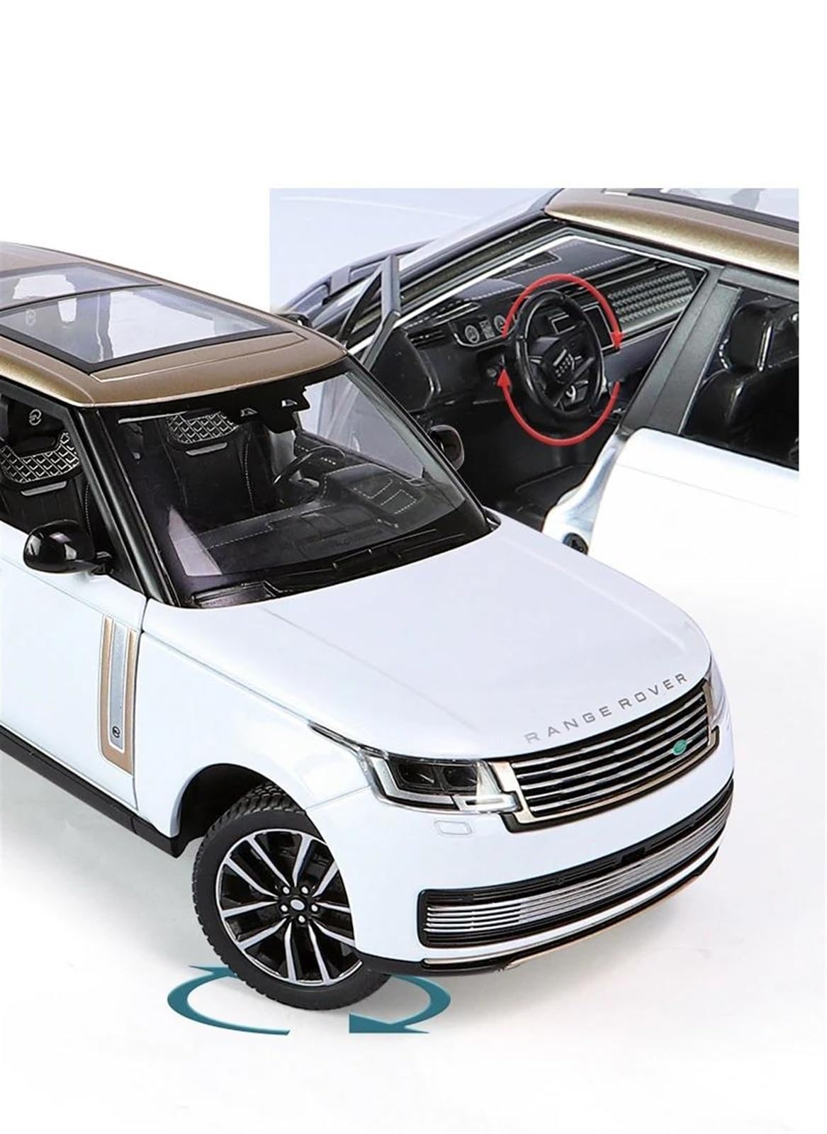 ランドローバー レンジローバー ダイキャスト ミニカー Amazon | ダイキャストカー 1:24 ランドローバーレンジローバー SV