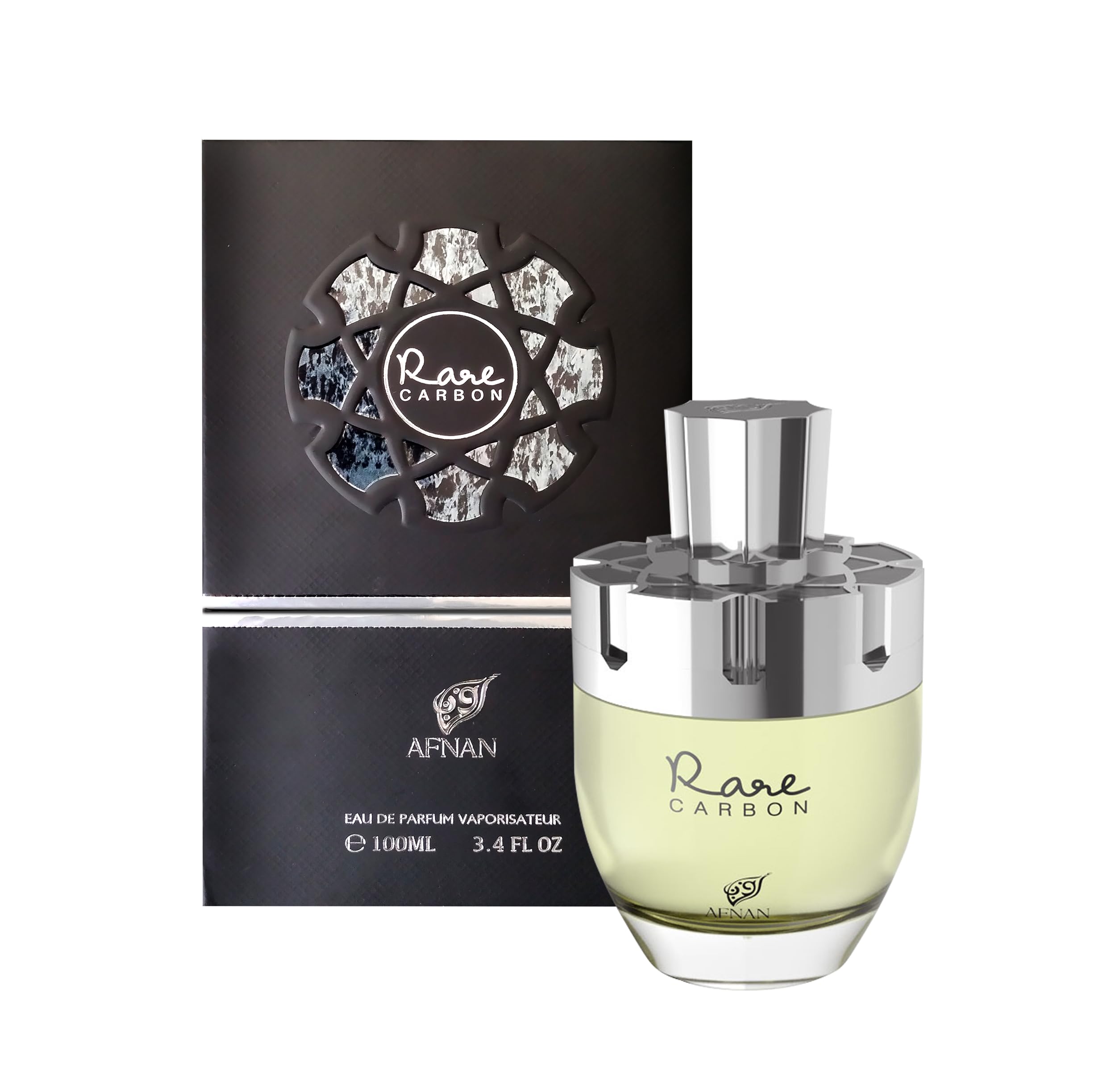 AFNAN Rare Carbon Eau de Parfum for Men, 100 ML