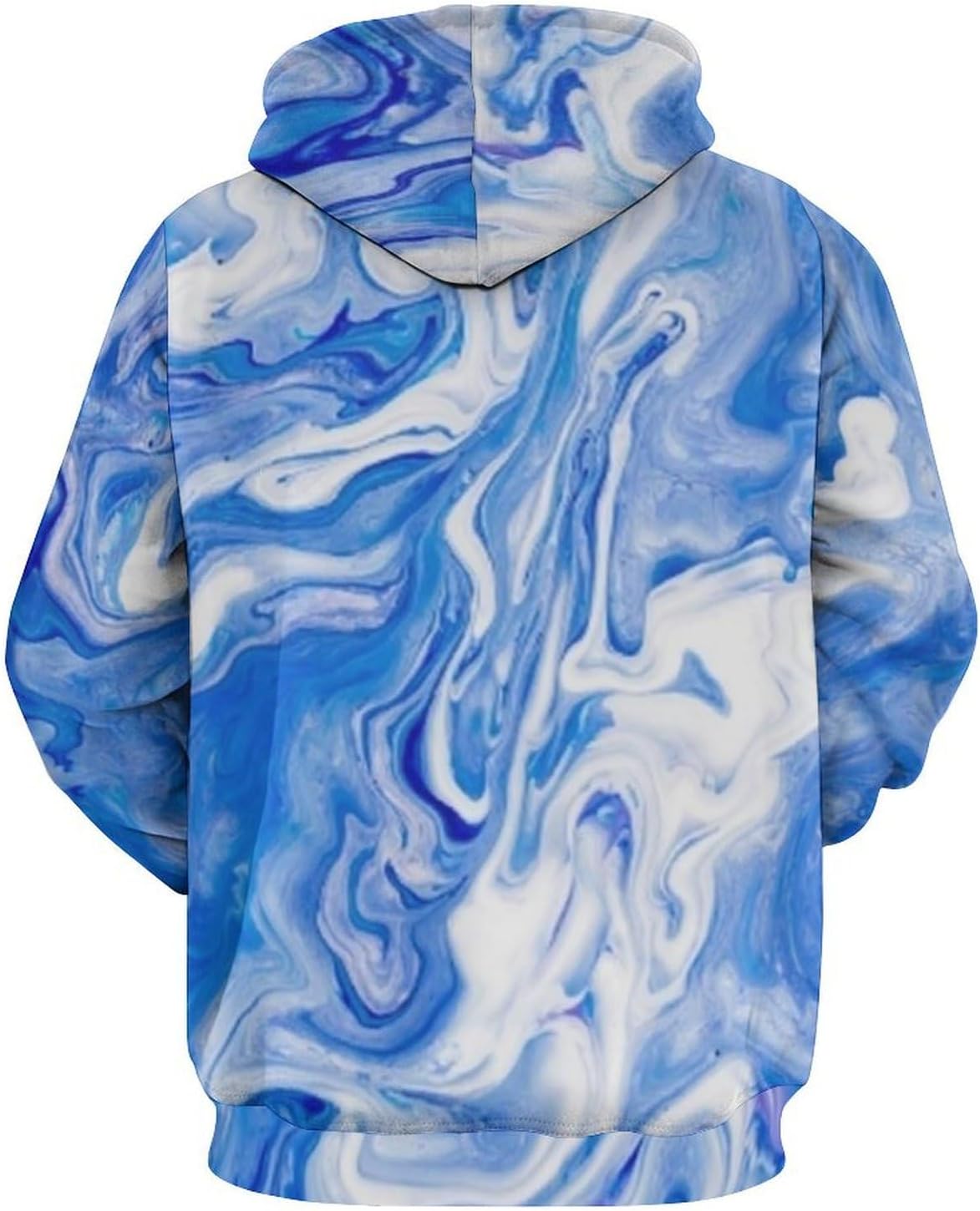 Mens Hoodies Pullover Graphic Design 3D Cool Novelty Long Sleeve Hooded Sweatshirts with Pockets - Image 3