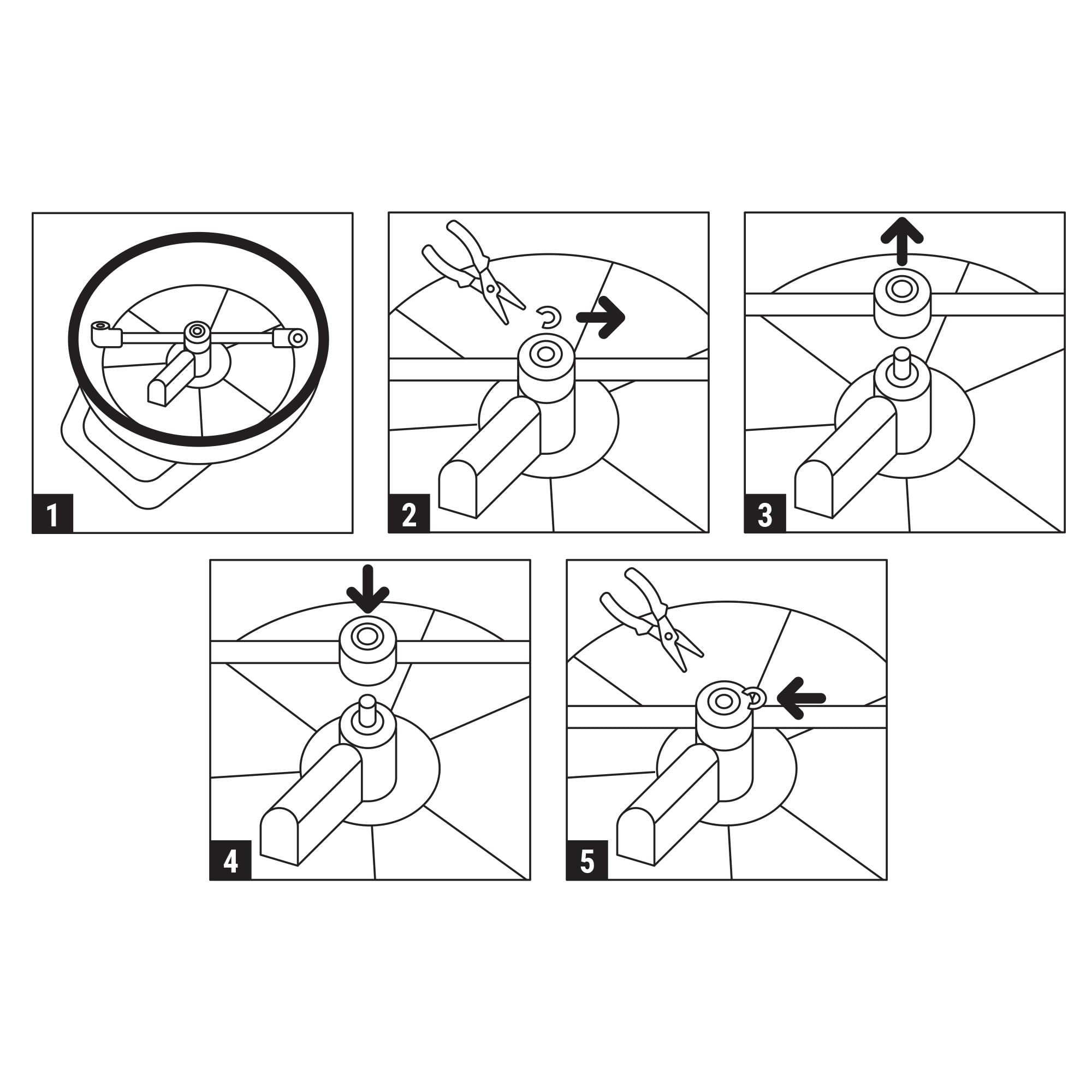 Sillar Cepillo Rotativo de Alta Presión para Hidrolimpiadora | Limpieza Rápida de Terrazas | con Recipiente para Fluidos | Reemplazo para Kärcher K2 K3 K4 K5 K6 K7, Lavor, Parkside