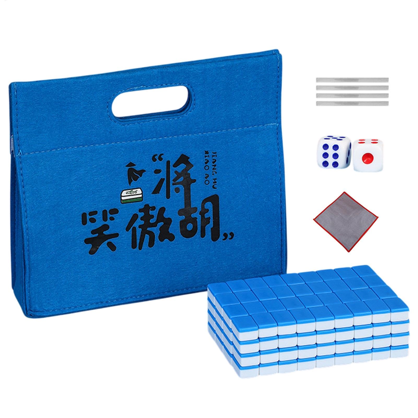Set di piastrelle Mahjong da tavolo, Mahjong, 2,4 x 1,7 cm