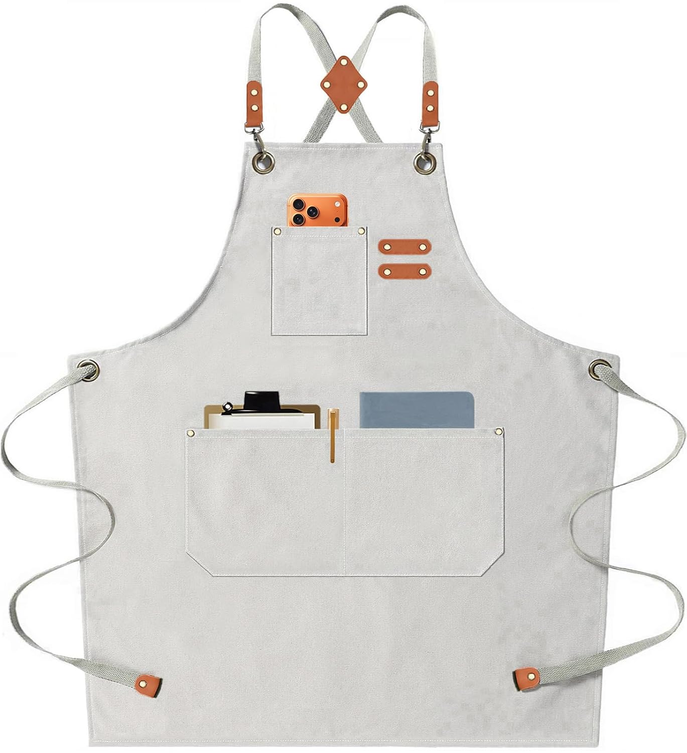 Buy AFUN Chef Aprons For Men Women With Oversized Pockets