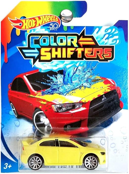 Hot Wheels 2018 Color Shifters Mitsubishi Lancer Evolution EVO Yellow