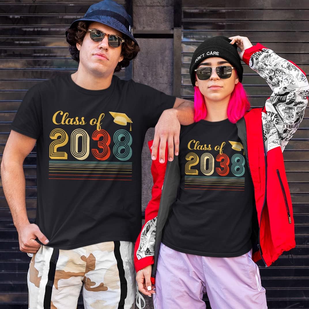 Personalized Class of 2035 School T-Shirt, DIY Shirt, Future Shirt, Custom Name & Grade with Yearly Handprint, Grow with Me 3