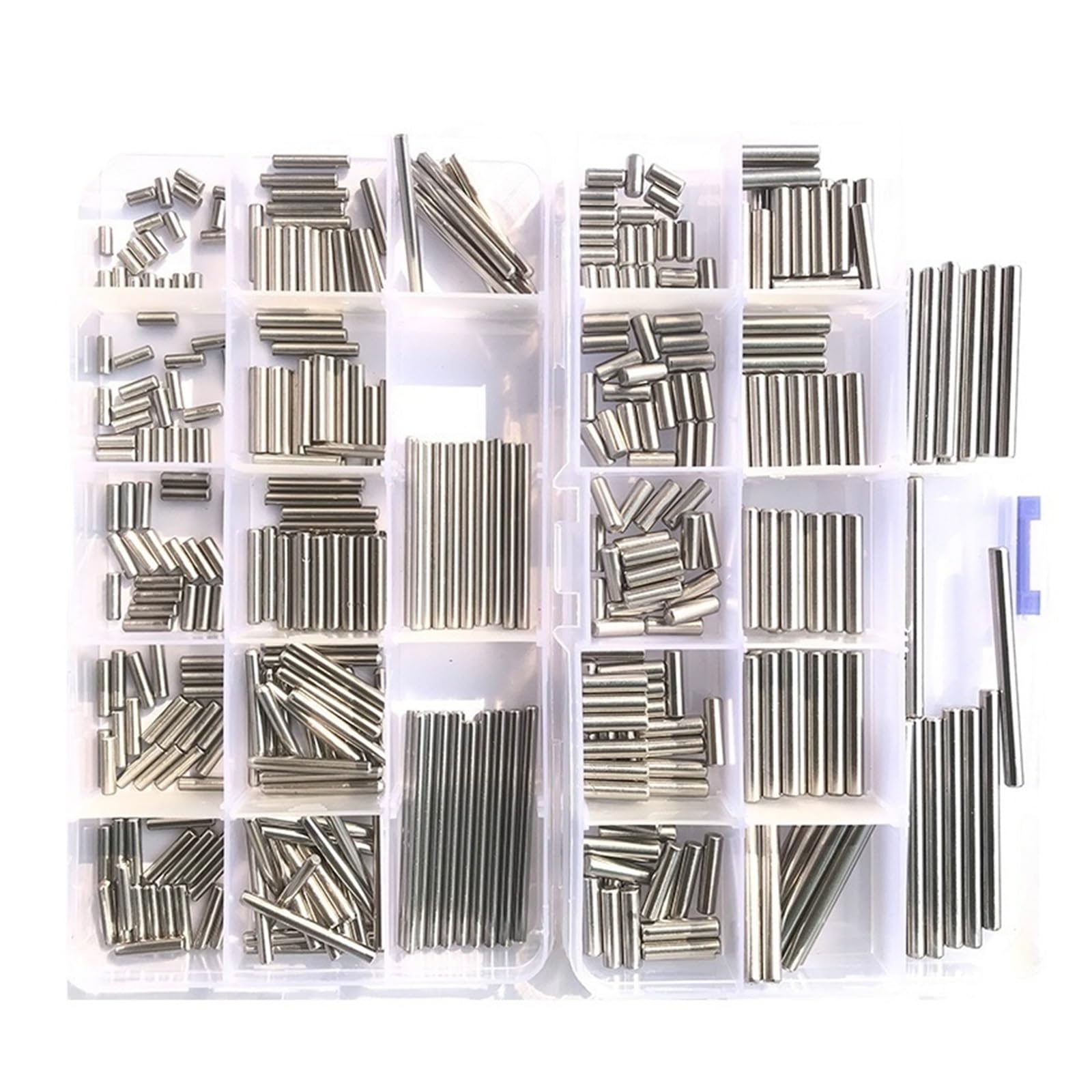 Jeu de chevilles de localisation à broches cylindriques M1 M1.5 M2.5 M3 M4 M5 M6 M8, goupille de verrouillage fixe en acier inoxydable 304, fixation d'arbre, tige métallique solide ( Size : M5 (1set)