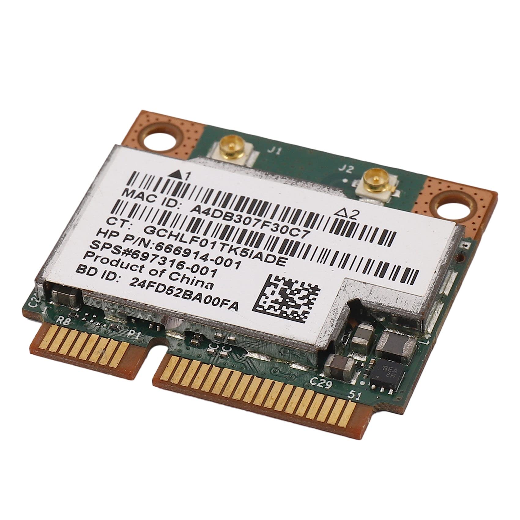 Doppio Band 2.4 5G 300M 802.11A / B/G WiFi Bluetooth 4.0 Half Mini Pci-E Card per Bcm943228Hmb 718451-001