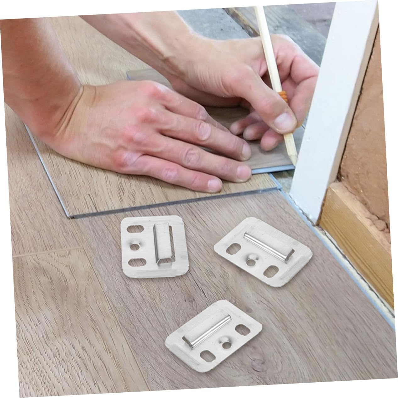 300pcs Stainless Steel Wall Panel Clamps Panel Clamps for Woodworking Alternative