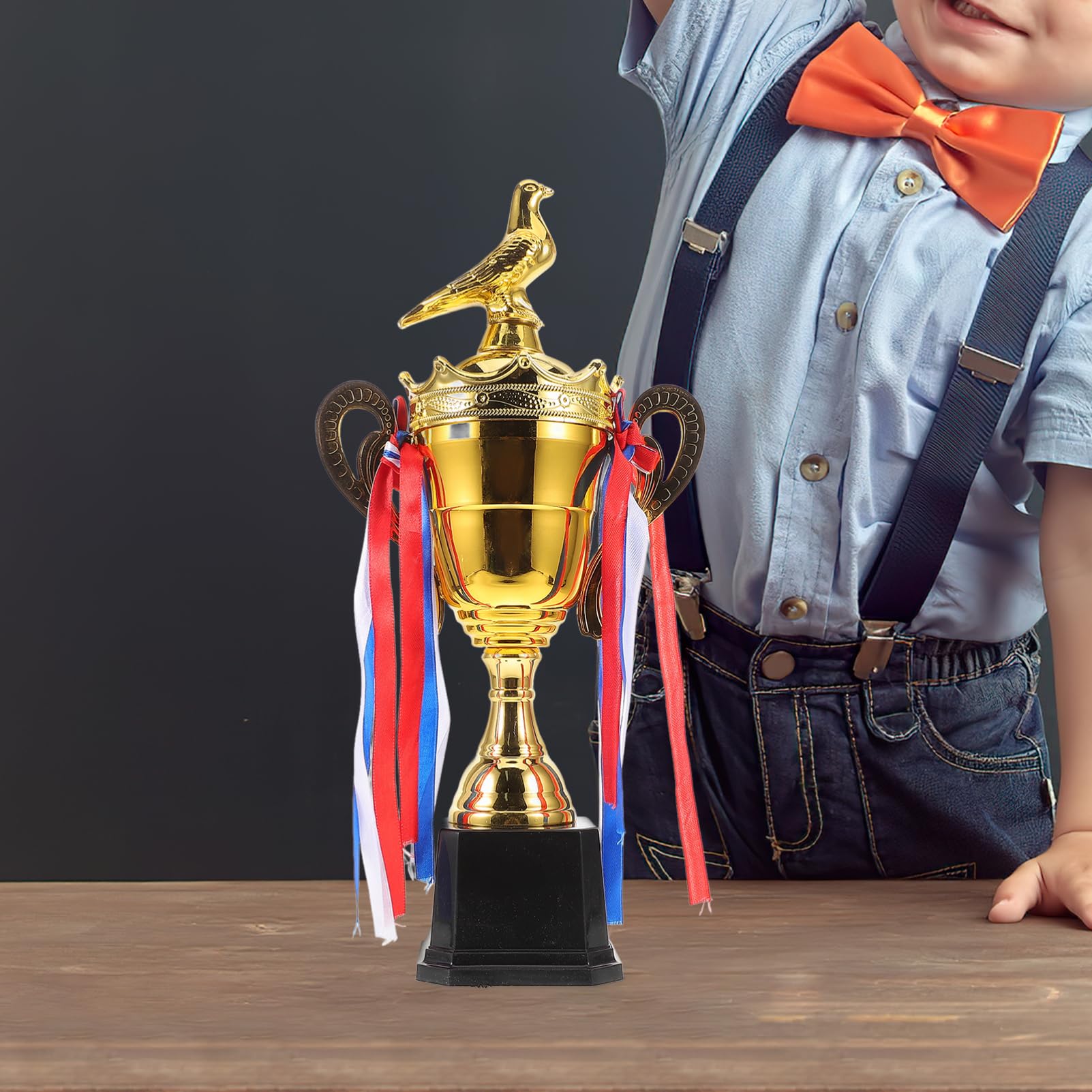 Toyvian Goldpokal Für Erwachsene Und Kinder: 28 5 cm (Höhe) Ehrungen Für Sportwettkämpfe Auszeichnungen Plastiktrophäe Für