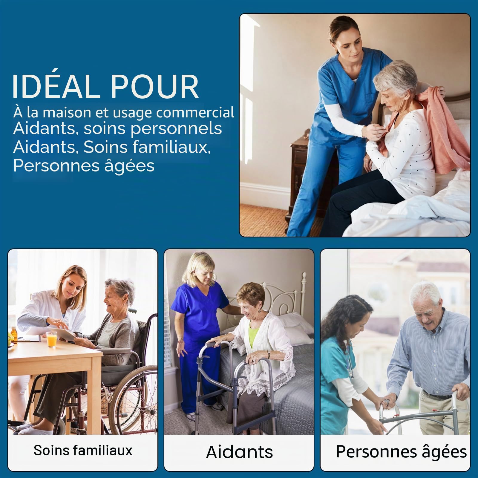 Doublures de chaise percée avec coussinets absorbants | 100 sacs + 100 coussinets pour chaise de chevet et toilettes | Ajustement universel